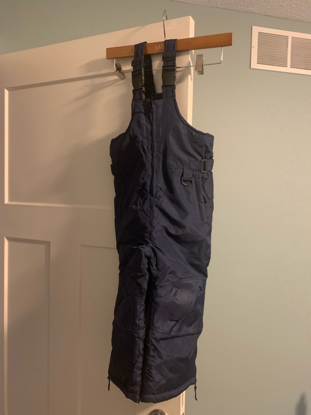 Cherokee Navy Blue Insulated Snow Bib Overalls NWT Unisex